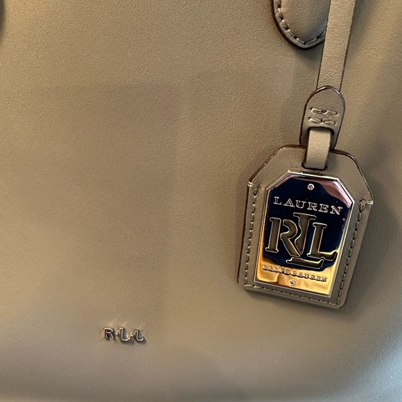 RALPH LAUREN Lauren Tote Dove Gray Leather - Picture 3 of 13